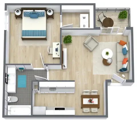 Falls of Parramatta Houston Apartment Floor Plan 2