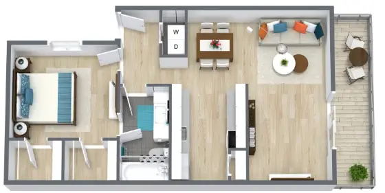 Falls of Parramatta Houston Apartment Floor Plan 4