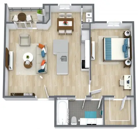 Falls of Parramatta Houston Apartment Floor Plan 5