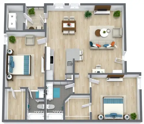 Falls of Parramatta Houston Apartment Floor Plan 7