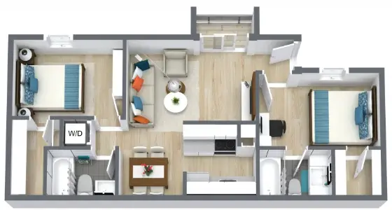 Falls of Parramatta Houston Apartment Floor Plan 8