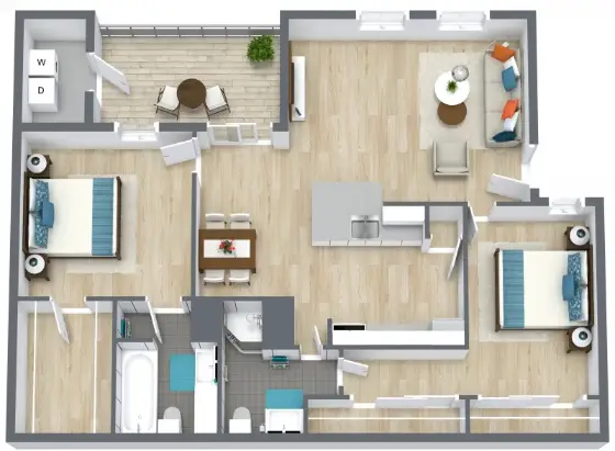 Falls of Parramatta Houston Apartment Floor Plan 9