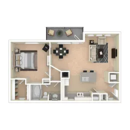 Grand Reserve Apartments Floorplan 6