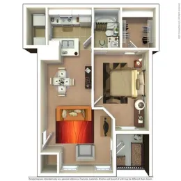 Grand Villas Apartments Floorplan 2