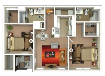 Grand Villas Apartments Floorplan 4