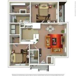 Grand Villas Apartments Floorplan 5