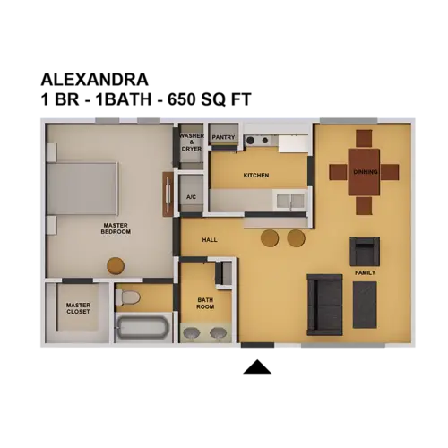 Haven 1600 Apartments FloorPlan 1