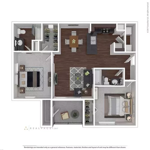 Heatherbrook Apartments Floorplan 1