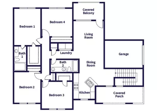 Hollow Creek Apartments Floorplan 5