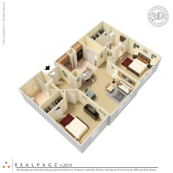 HomeTowne On Wayside Floorplan 2