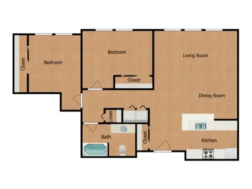 Humble Memorial Gardens Houston Apartment Floor Plan 11