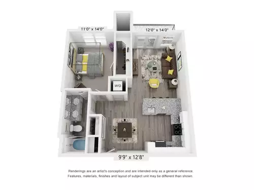 Icon at Yorktown Floorplan 2