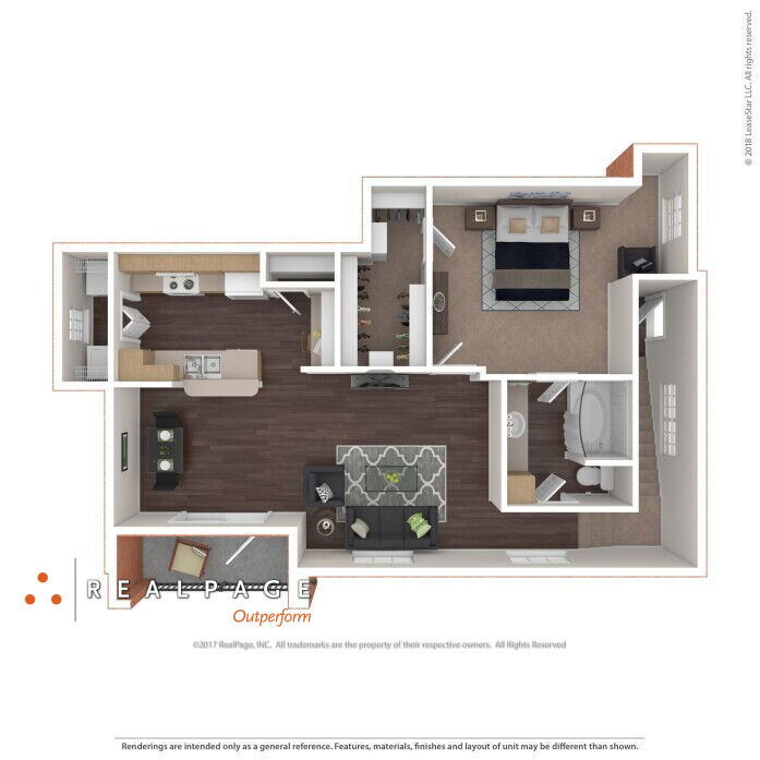 IdleWilde Apartments Floorplan 1