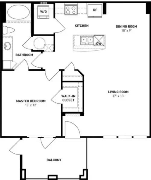 Kings Cove Apartments Kingwood Houston Apartment Floor Plan 2