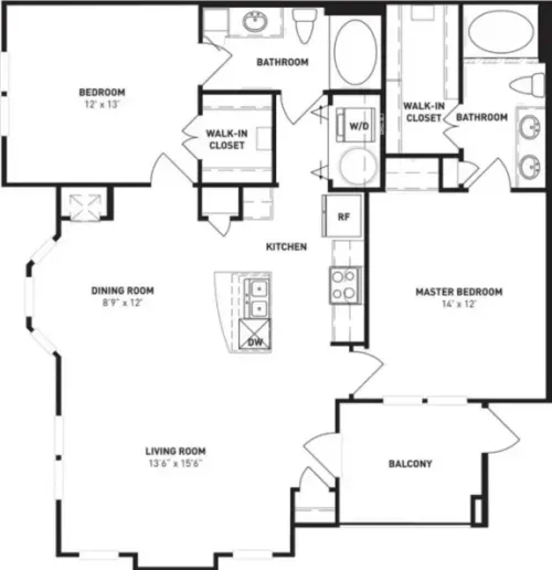 Kings Cove Apartments Kingwood Houston Apartment Floor Plan 3