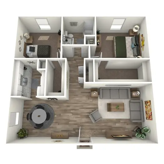 La Casita Apartments Houston Floor Plan 4