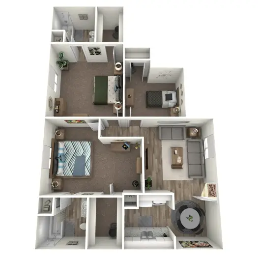 La Casita Apartments Houston Floor Plan 6