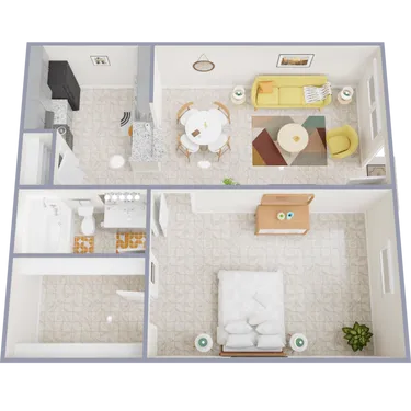 La Primavera Apartments Houston Floor Plan 1