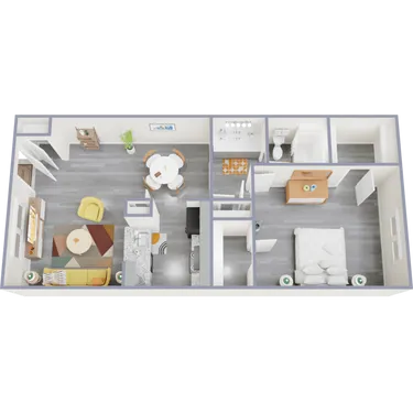 La Primavera Apartments Houston Floor Plan 2