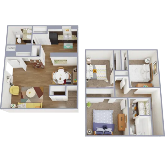 La Serena at Spring Branch Houston Apartment Floor Plan 7