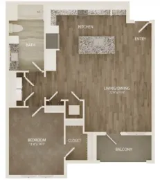 Lakecrest Apartments Floorplan 2