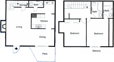 Lakewood Apartments Floorplan 2