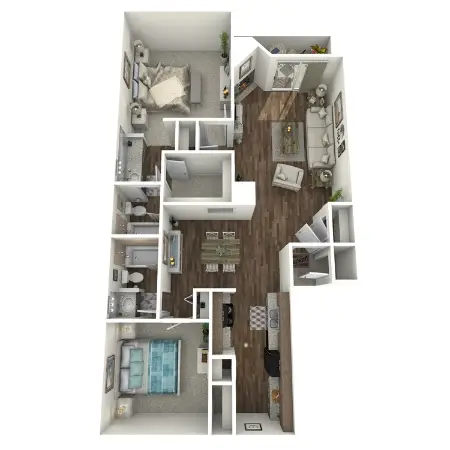 Lamonte Park Townhomes Floorplan 3