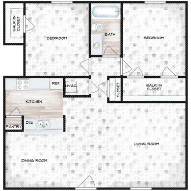 Las Plazas Apartments FloorPlan 4