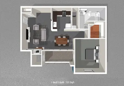 Legacy Park Apartments Houston Floor Plan 2