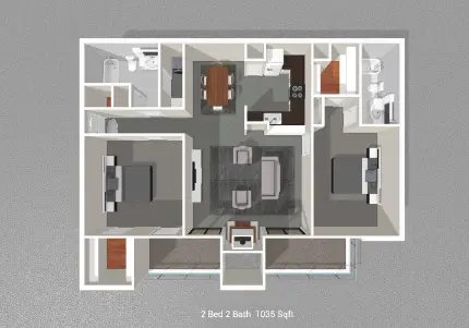 Legacy Park Apartments Houston Floor Plan 4