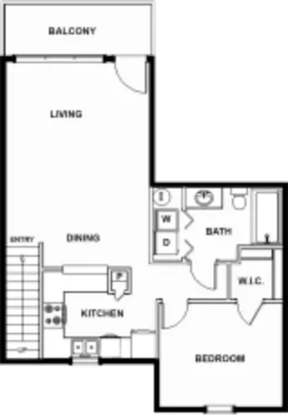 Lincoln Park Apartments Houston Floor Plan 2