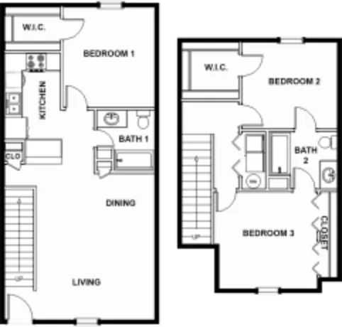 Lincoln Park Apartments Houston Floor Plan 5