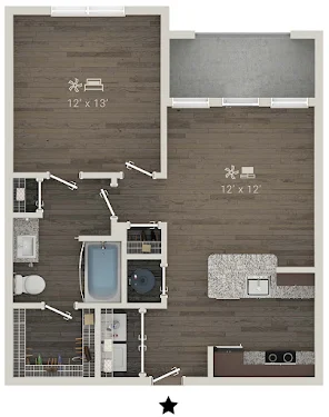 Linz Luxury Living Floorplan 1