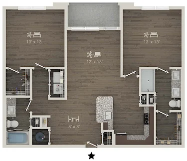 Linz Luxury Living Floorplan 5