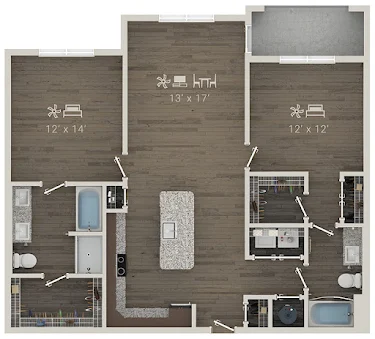 Linz Luxury Living Floorplan 6