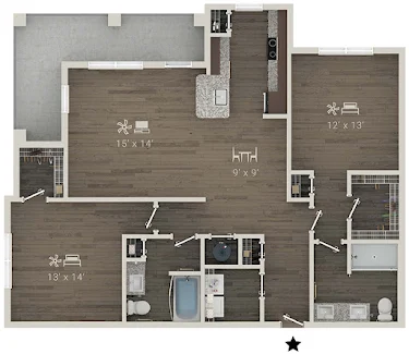 Linz Luxury Living Floorplan 7