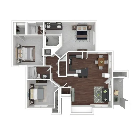 Lyndon Apartments Houston Floor Plan 8