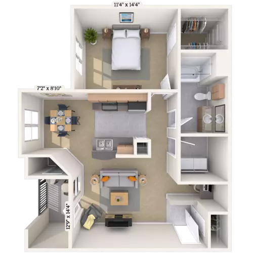 MAA Grand Cypress Floorplan 1