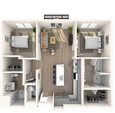 MAA Park Point Houston Apartment Floor Plan 7