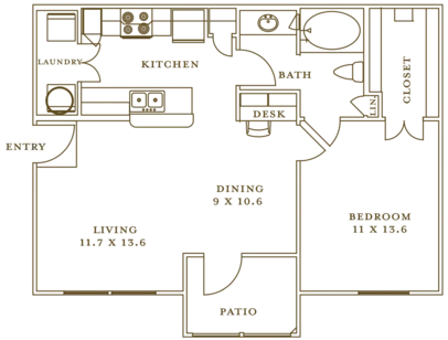 Mansions at Hastings Green Floorplan 1