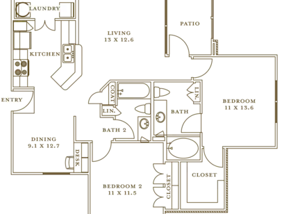 Mansions at Hastings Green Floorplan 6