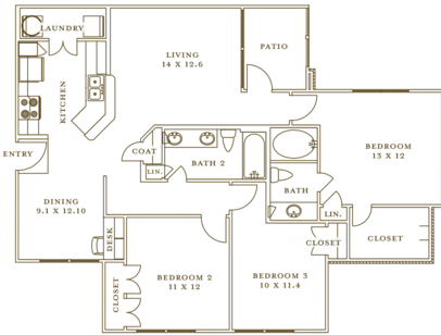 Mansions at Hastings Green Floorplan 7