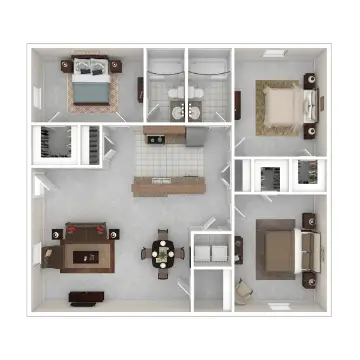 Mariposa Flats Apartments Houston Floor Plan 13