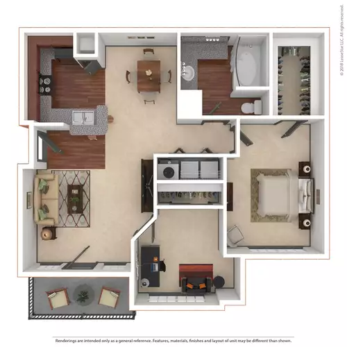 Marquis on Park Row Floorplan 3