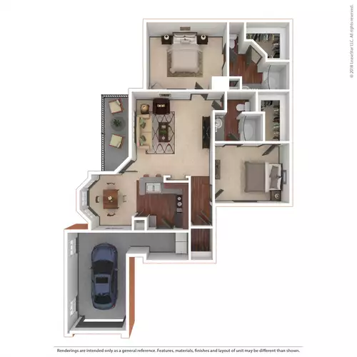 Marquis on Park Row Floorplan 5