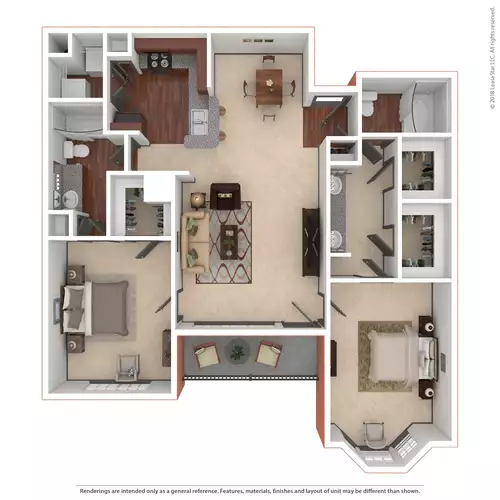 Marquis on Park Row Floorplan 6