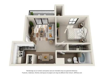 Meadowbrook Apartments Humble Houston Apartment Floor Plan 1