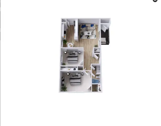 Mustang on the Trail Houston Apartment Floor Plan 4