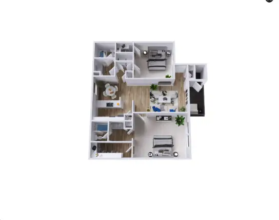 Mustang on the Trail Houston Apartment Floor Plan 6