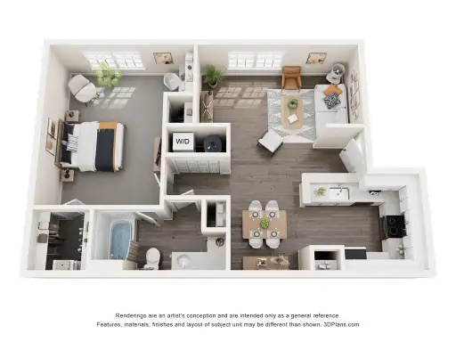 Oak Grove Apartments Floorplan 2